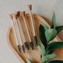 Load image into Gallery viewer, Travel Bamboo Mascara Wands (5 Pack)