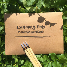 Load image into Gallery viewer, bamboo micro swabs